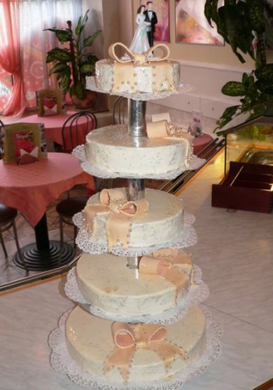 Торт на свадьбу Ж33601 - Кондитерская Женевьева