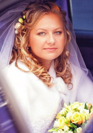 Свадебная прическа А13733 - Стилист-визажист Алия Гаранина