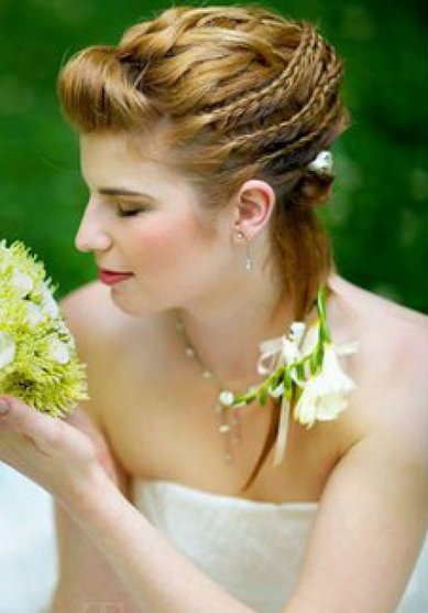 Свадебная прическа Л13771 - Стилист-визажист Людмила Плетнёва