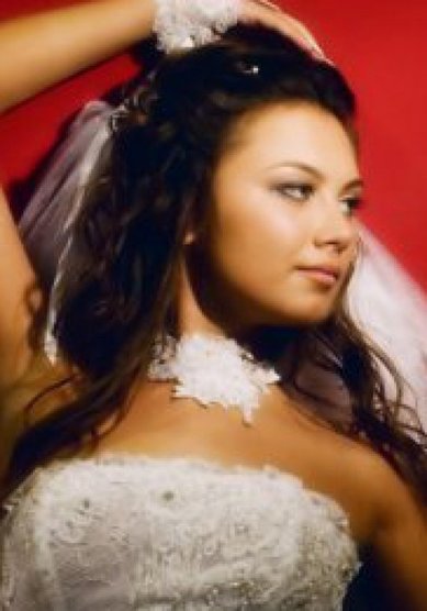 Прическа на свадьбу Л13778 - Стилист-визажист Людмила Плетнёва