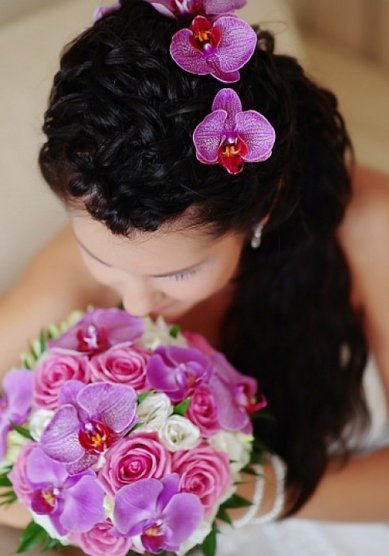 Свадебная прическа Л13781 - Стилист-визажист Людмила Плетнёва