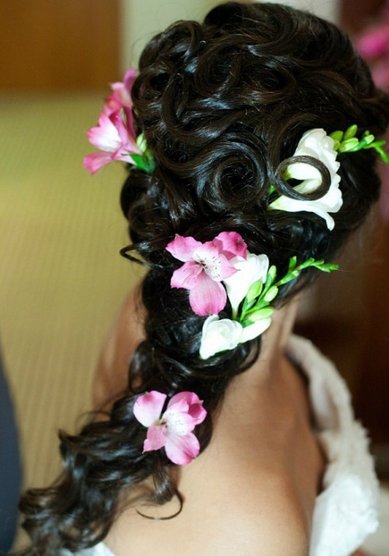 Прическа на свадьбу Л13788 - Стилист-визажист Людмила Плетнёва