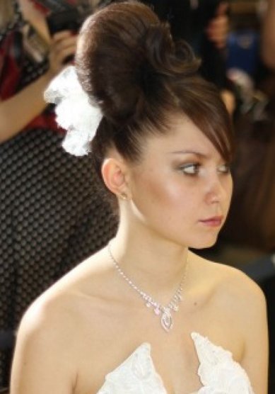 Прическа на свадьбу В13804 - Стилист-визажист Вероника Борякова