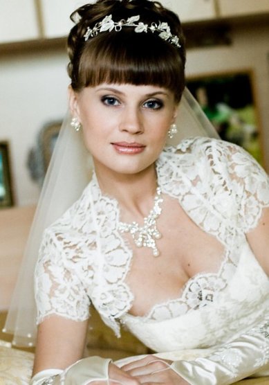 Свадебная прическа Е13813 - Стилист-визажист Елена Дороднова