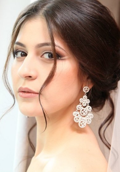 Свадебная прическа Е13825 - Стилист-визажист Екатерина Салимова