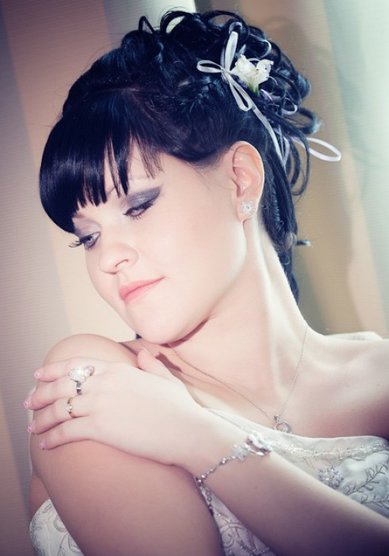 Свадебная прическа А13847 - Стилист-визажист Анна Голышева