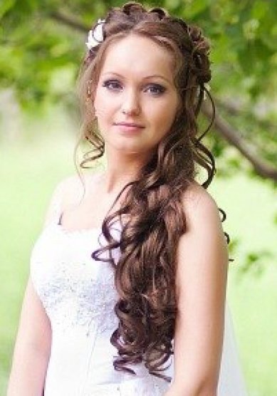 Свадебная прическа А13851 - Стилист-визажист Анна Голышева