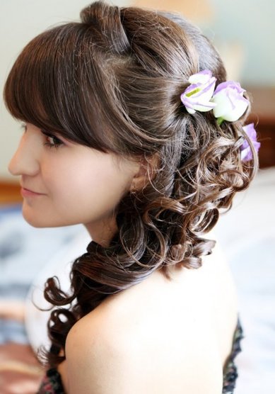 Свадебная прическа А13853 - Стилист-визажист Анна Голышева