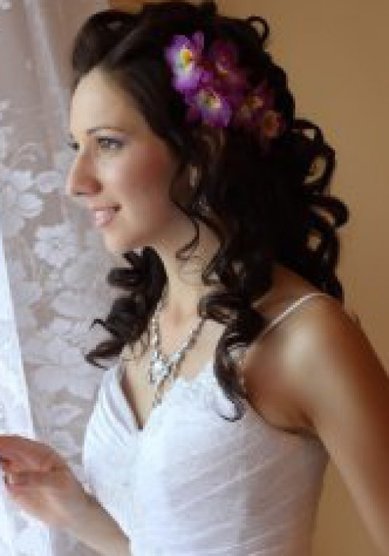 Свадебная прическа А13855 - Стилист-визажист Анна Голышева
