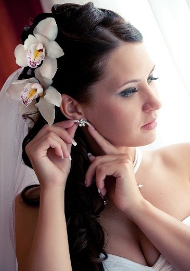 Прическа на свадьбу А13856 - Стилист-визажист Анна Голышева