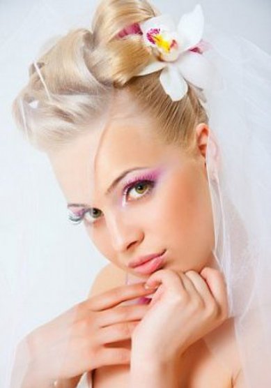 Прическа на свадьбу А13860 - Стилист-визажист Анна Голышева