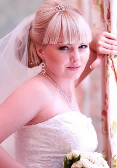 Свадебная прическа А13863 - Стилист-визажист Александра Кукушкина