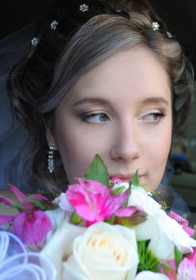 Свадебная прическа А13865 - Стилист-визажист Александра Кукушкина