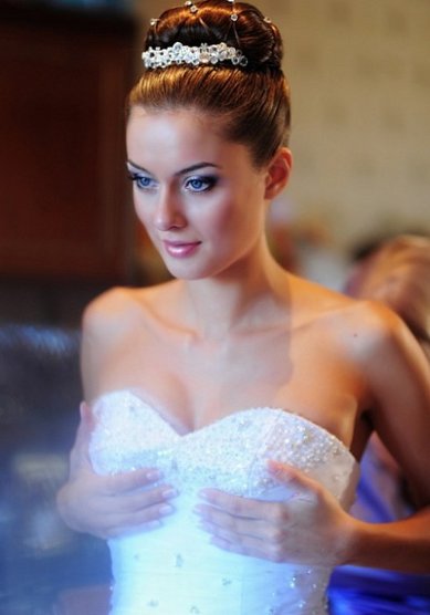 Свадебная прическа М13927 - Стилист-визажист Мария Блинова