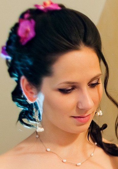 Прическа на свадьбу М13934 - Стилист-визажист Мария Блинова