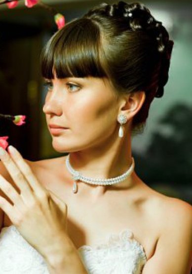 Свадебная прическа М13935 - Стилист-визажист Мария Блинова