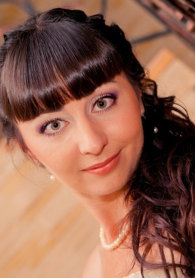 Прическа на свадьбу М13956 - Стилист-визажист Маргарита Новикова