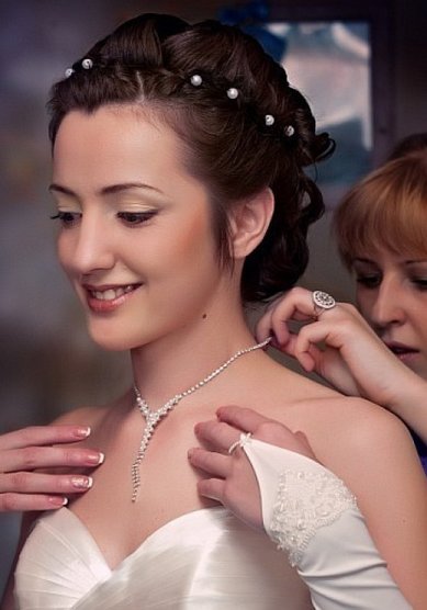 Свадебная прическа М13965 - Стилист-визажист Маргарита Новикова