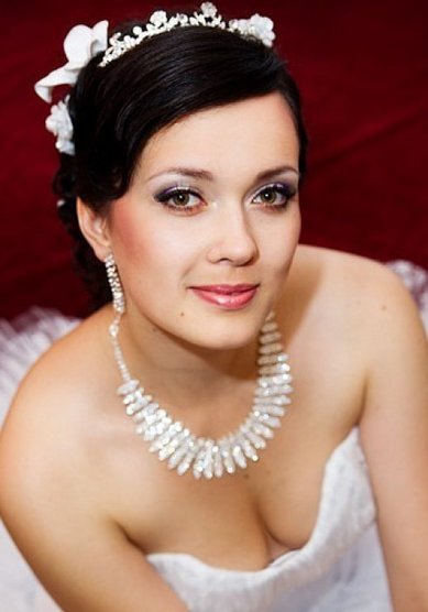 Прическа на свадьбу М13968 - Стилист-визажист Маргарита Новикова