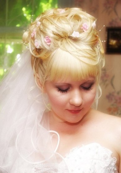 Свадебная прическа В14111 - Стилист-визажист Валентина Федотова