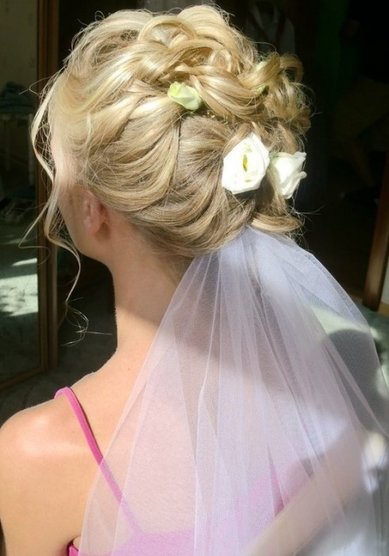 Свадебная прическа В14115 - Стилист-визажист Валентина Федотова