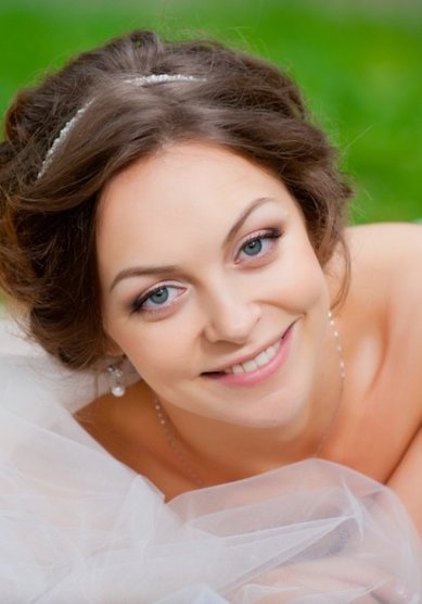 Свадебная прическа Е16181 - Стилист-визажист Екатерина Салимова