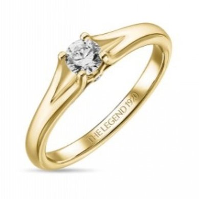 Помолвочное кольцо R01-SL06-020-G2-М12991 - Ювелирный бренд Московский ювелирный завод