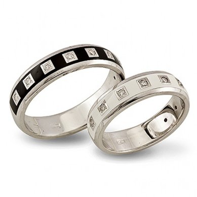 Обручальные кольца КРИТ | КРИТ-S3984 - Ювелирный салон SHULGA в Самаре