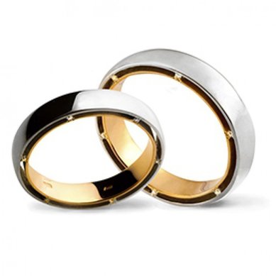 Обручальные кольца ПАРИЖ | ПАРИЖ-S3994 - Ювелирный салон SHULGA в Самаре