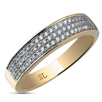 Обручальное кольцо 3901-S4025 - Ювелирный салон Sunlight в Самаре