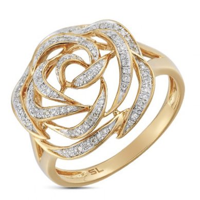 Помолвочное кольцо 24990-S4031 - Ювелирный салон Sunlight в Самаре