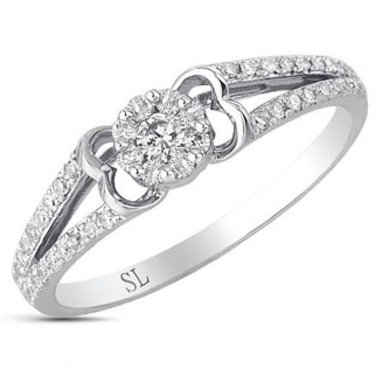 Помолвочное кольцо 8930-S4036 - Ювелирный салон Sunlight в Самаре