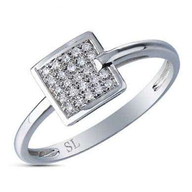 Помолвочное кольцо 13741-S4041 - Ювелирный салон Sunlight в Самаре