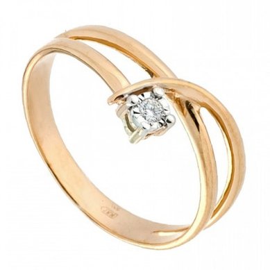 Помолвочное кольцо КРК3212446/9-Н4055 - Ювелирный салон Наше золото