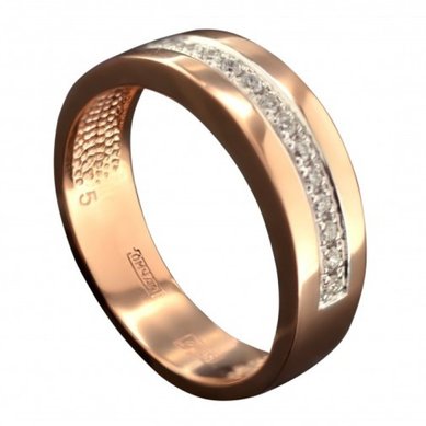 Обручальное кольцо ПСР0121101-03-Н4059 - Ювелирный салон Наше золото