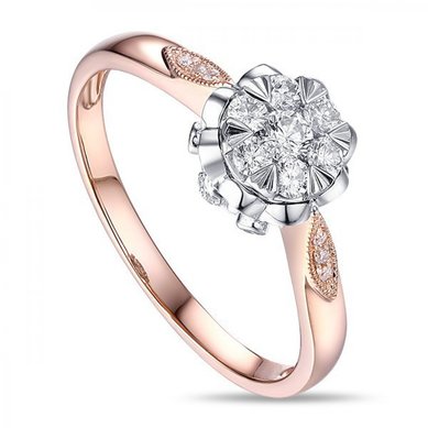 Помолвочное кольцо R2011-1851142AD-М8374 - Ювелирный бренд Московский ювелирный завод