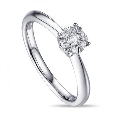 Помолвочное кольцо R2011-1851351AD-М8376 - Ювелирный бренд Московский ювелирный завод