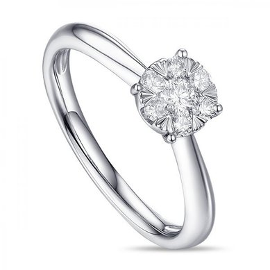 Помолвочное кольцо R2011-1851352AD-М8377 - Ювелирный бренд Московский ювелирный завод