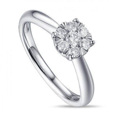 Помолвочное кольцо R2011-1851353AD-М8378 - Ювелирный бренд Московский ювелирный завод