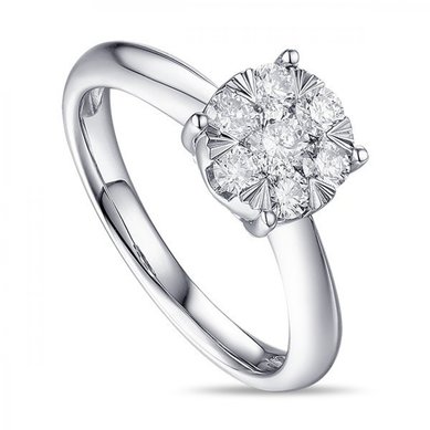 Помолвочное кольцо R2011-1851354AD-М8379 - Ювелирный бренд Московский ювелирный завод