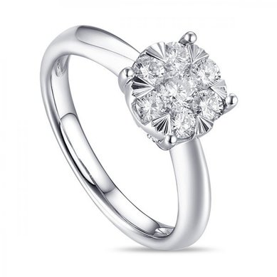 Помолвочное кольцо R2011-1851355AD-М8380 - Ювелирный бренд Московский ювелирный завод