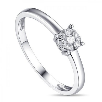 Помолвочное кольцо R2011-1851359AXD-R17-М8382 - Ювелирный бренд Московский ювелирный завод