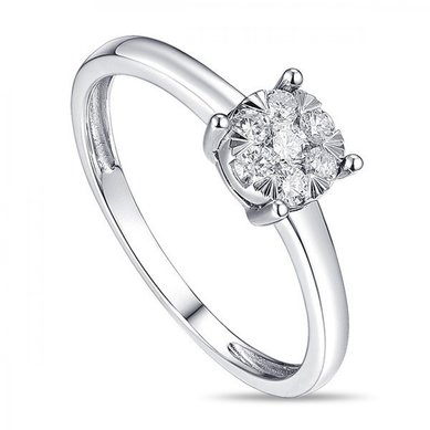 Помолвочное кольцо R2011-1851360AD-М8383 - Ювелирный бренд Московский ювелирный завод