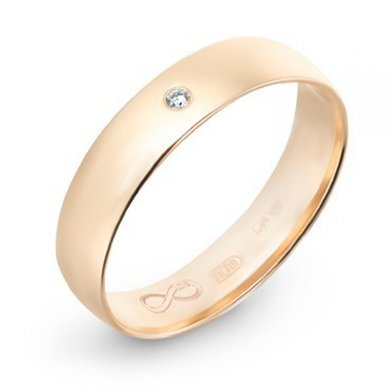 Обручальное кольцо R01-WED-00001-М8385 - Ювелирный бренд Московский ювелирный завод