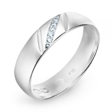 Обручальное кольцо R01-WED-00017-М8393 - Ювелирный бренд Московский ювелирный завод
