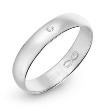 Обручальное кольцо R01-WED-00028-М8404 - Ювелирный бренд Московский ювелирный завод