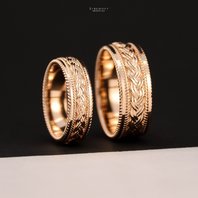 Обручальное кольцо Кельтские мотивы | Кельтские мотивы-E15426