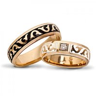 Обручальное кольцо РУССКИЙ СТИЛЬ | РУССКИЙ СТИЛЬ-S3991