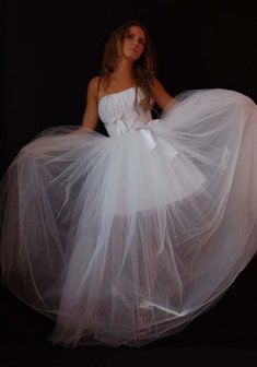 Свадебное платье 1136-A30909. С пышной юбкой, трансформер.