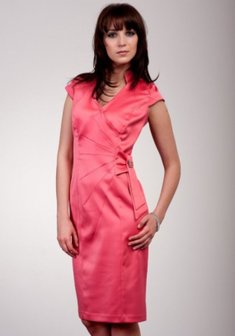 Вечернее платье 3044-V31141. С прямой юбкой, короткое без шлейфа.